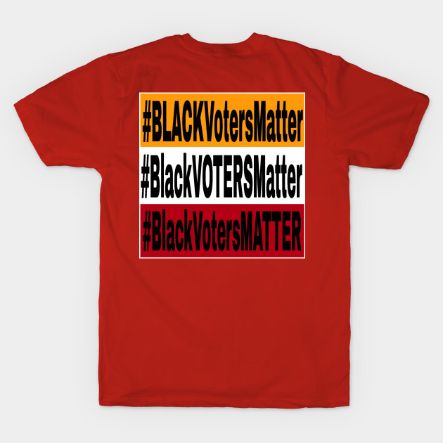 Black Voters Matter - Tri-Color - Double-sided by Blacklivesmattermemorialfence